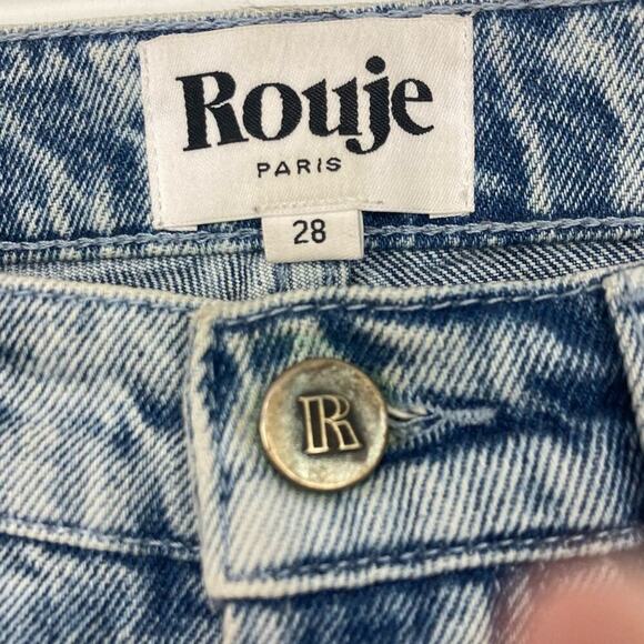 ROUJE Marais Jeans High Rise
Straight Leg Raw Hem - Size 28/6 - Picture 11 of 14